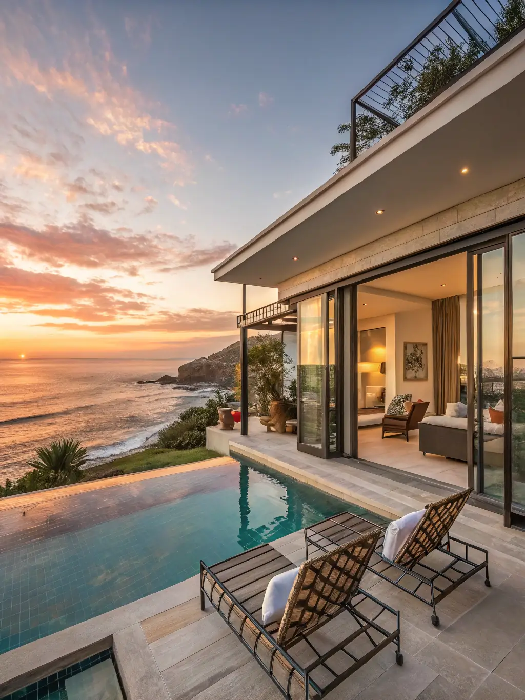 A serene image of a beachfront property in Mexico, representing real estate investment opportunities.